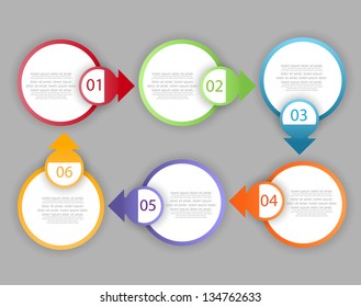 web banners with number options