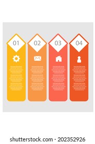 web banners with number options