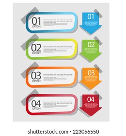 web banners with number options