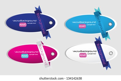 web banners, place for text