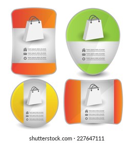 web banners for sale and advertisement. vector