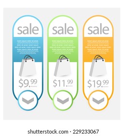 web banners for sale and advertisement. vector