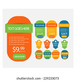 web banners for sale and advertisement. vector