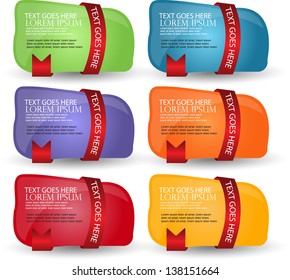 web banners set