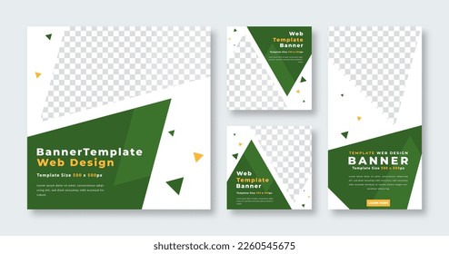 Web Banners Social Media Post for Online Marketing Promotion Banner, Publications and Advertising Flyer