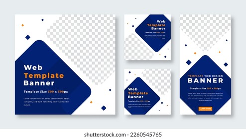 Web Banners Social Media Post for Online Marketing Promotion Banner, Publications and Advertising Flyer