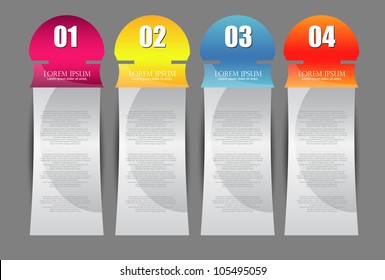 web banners with various choice option