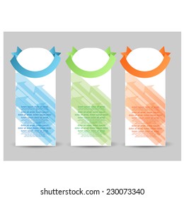 web banners. vector