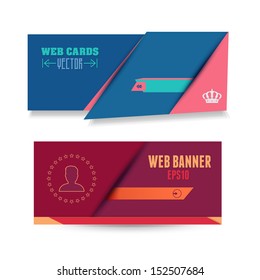 Web Banners Vector Template