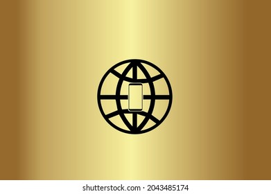 Web Basic and elegant minimal artistic design initial based Icon logo-vector