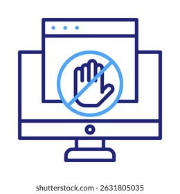 Web Block Icon Element For Design