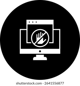 Web Block Icon Element For Design