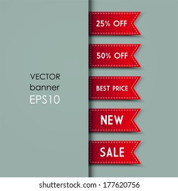 Web Bookmarks for you text. Vector illustration