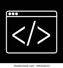 Web Browser Icon illustration design
