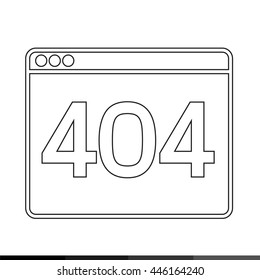 Web Browser Icon illustration design