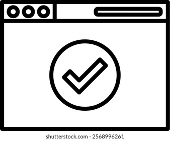 Web Browser Icon Symbol Art Sign