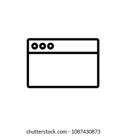 web browser icon vector illustration