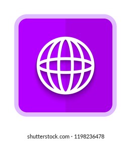 web browser icon. vector illustration