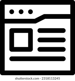 Web Browser Interface Video, Web Page User Interface Icon 