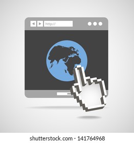 Web browser with Internet connection