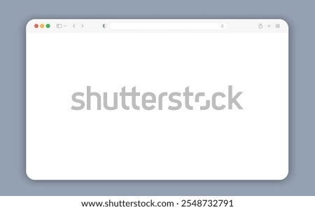 Web browser, internet browser search engine. Search bar for ui ux design and web site. Search address and navigation bar icon. Collection of search form templates for websites