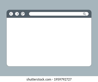 Web browser open page template.