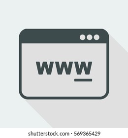 Web browser panel icon