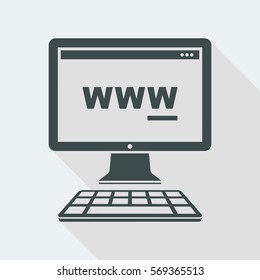 Web browser panel icon