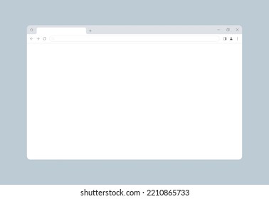 Web browser vector design template vector