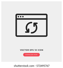 Web browser vector icon