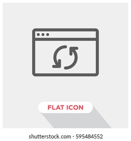 Web browser vector icon