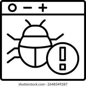 Web browser vector icon. Can be used for printing, mobile and web applications.