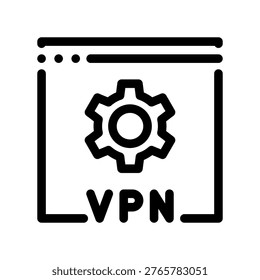 Web Browser VPN Configuration Setting Outline Sign