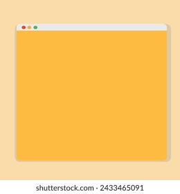 Web browser window vector image