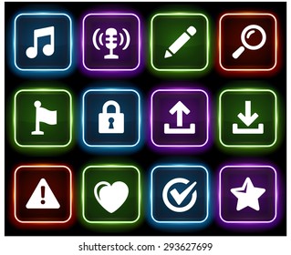 Web Browsing and Downloading on Glow Round Buttons