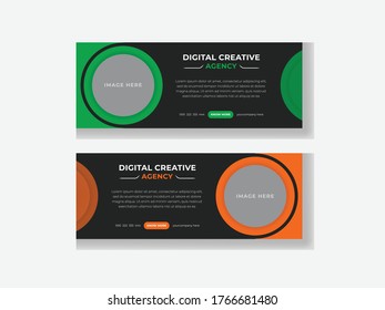 WEB BUSINESS BANNER DESIGN TEMPLATE IN VECTOR.SOCIAL MEDIA BUSINESS TEMPLATE