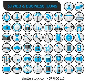 Web and Business Icons Collection vector