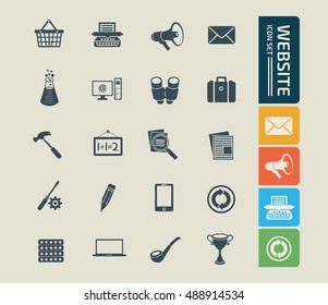 
Web business icon,vector