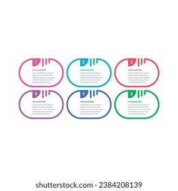web, business, magazine, internet, annual report infographic template. geometric informational template. six options infographic template