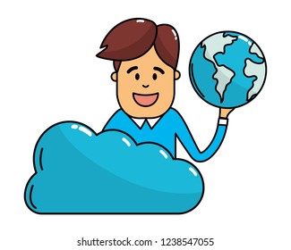 web business man