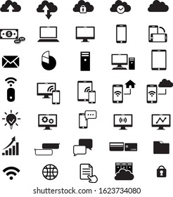 web, business, and technology icons