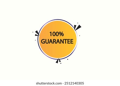 
web button 100% guarantee  click here action vector banner now
