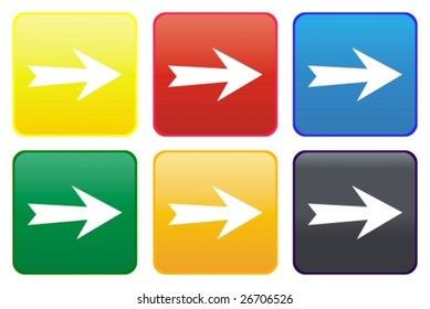 Web button - arrow