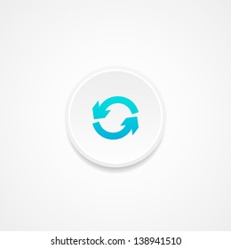 Web button. Arrow. Vector illustration. 