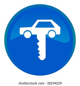 Web button - car key