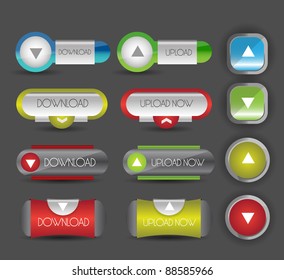 web button collection
