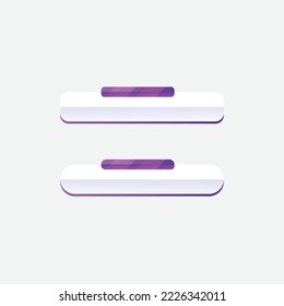 ﻿Flat web button design elements. simple design of ui web buttons