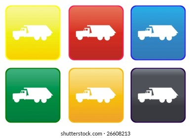 Web button - dumper truck