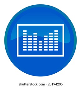 Web button - equalizer