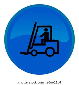 Web button - forklift truck